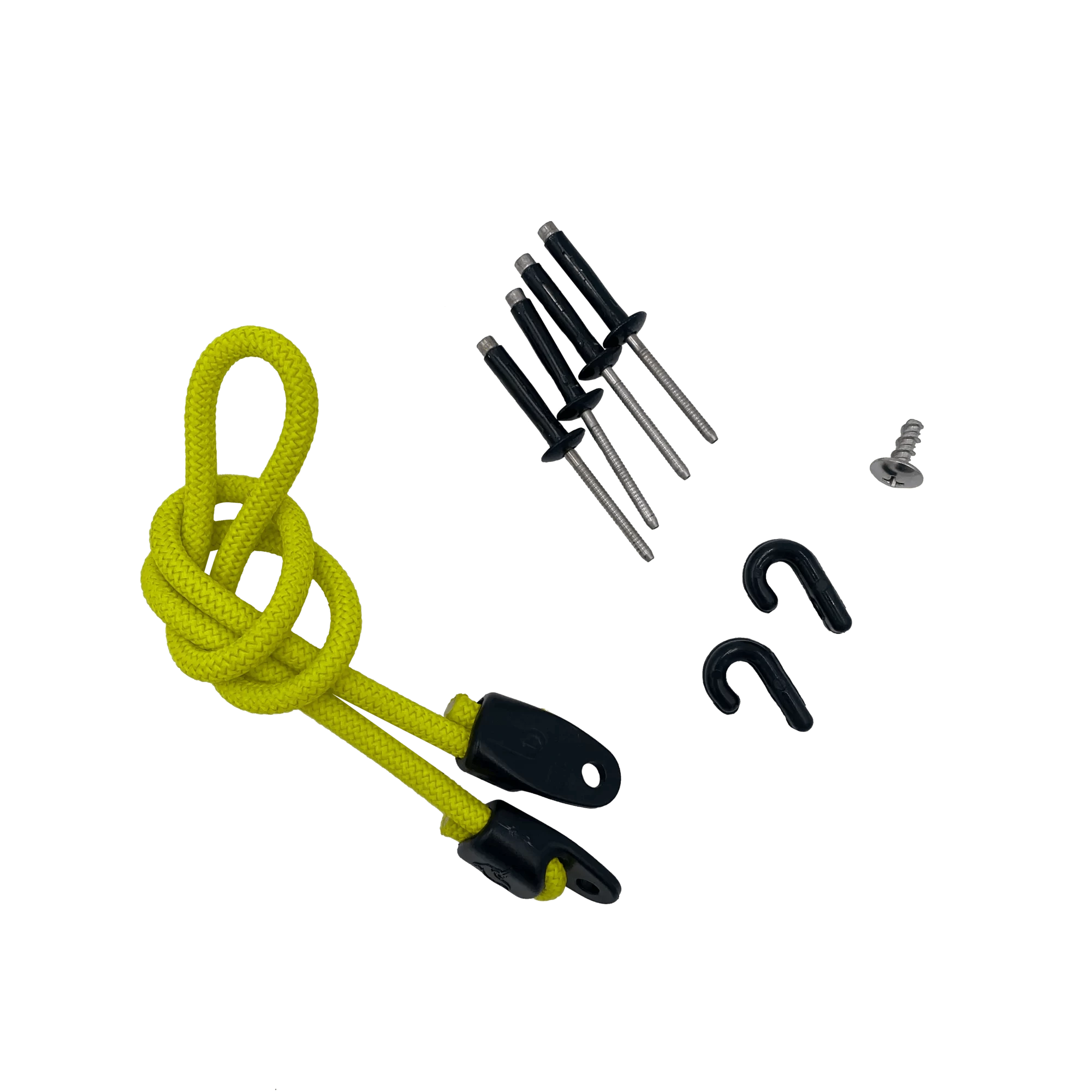 Pelican Yellow Green 24" (61 Cm) Multi-Purpose Bungee Cords 3 Pelican Yellow Green 24" (61 Cm) Multi-Purpose Bungee Cords